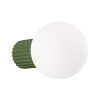 Fürdőszobai fali lámpa G9 Kerek Olivazöld Modern Matt IP44 Halo Sollux