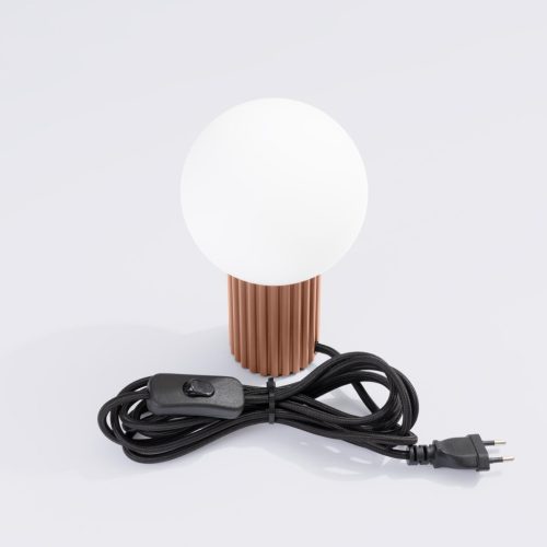 G9 kerek barna modern matt haló Sollux asztali lámpa