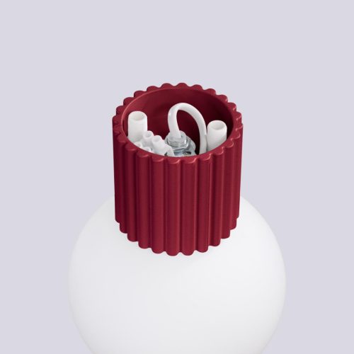 Fürdőszobai fali lámpa G9 Kerek Burgundi Modern Matt IP44 Halo Sollux