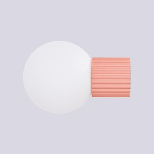 Fürdőszobai fali lámpa G9 kerek narancssárga modern matt IP44 Halo Sollux