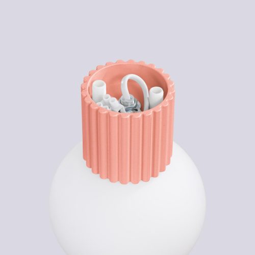 Fürdőszobai fali lámpa G9 kerek narancssárga modern matt IP44 Halo Sollux