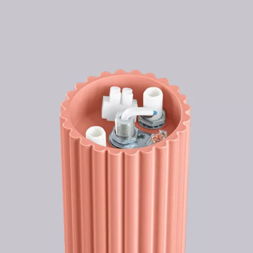 Fürdőszobai lámpa, felületre szerelhető, mennyezeti lámpa, G9, kerek, narancssárga, modern matt, IP44, Halo Sollux