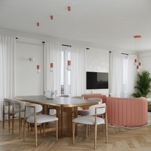 Halo Sollux G9 kerek narancssárga modern matt függesztéklámpa