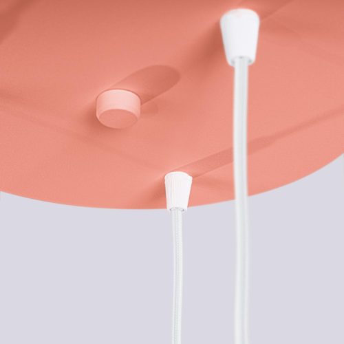 Halo Sollux 3x G9 kerek narancssárga modern matt mennyezeti lámpa