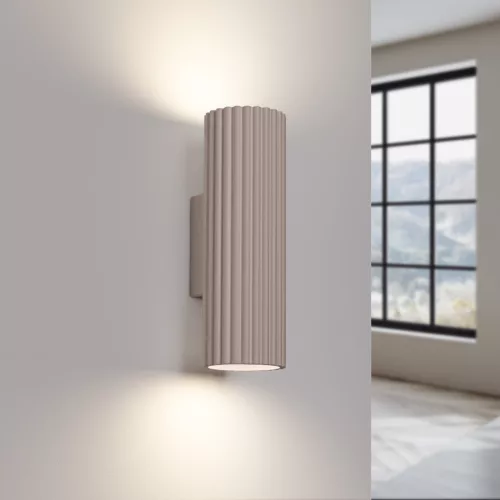 Fali Lámpa 2x GU10 Alumínium Taupe Karbon Deep Space SL.1760 Sollux