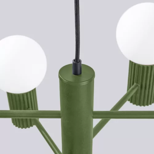 Halo French Sky SL.1832 Sollux 6x G9 alumínium olívazöld csillár függeszték