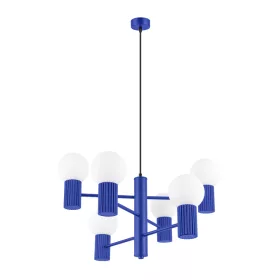   Halo French Sky SL.1835 Sollux 6x G9 alumínium ultramarin kék csillár függeszték