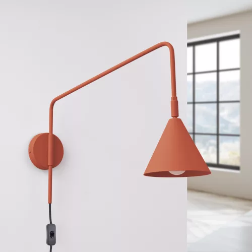 Fali lámpa E14 Vörös Okker NOX Crimson SL.1701 Sollux