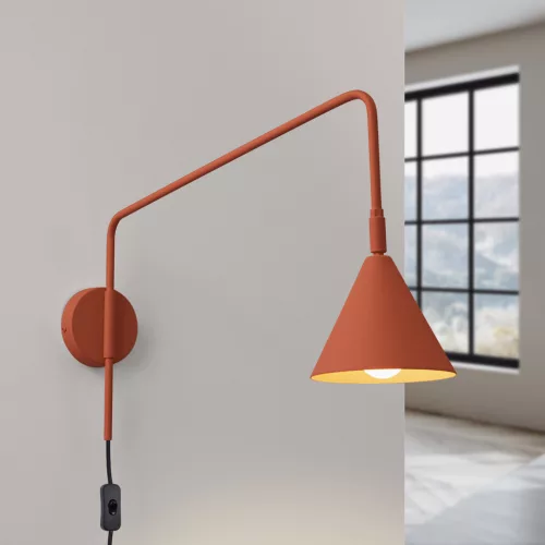 Fali lámpa E14 Vörös Okker NOX Crimson SL.1701 Sollux