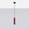 LED függesztett mennyezeti lámpatest GU10 barna minimalista kialakítású hengeres bordázott Deep Space SL.1918 Sollux