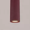 LED függesztett mennyezeti lámpatest GU10 barna minimalista kialakítású hengeres bordázott Deep Space SL.1918 Sollux