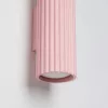 LED fali spotlámpa 2x GU10 rózsaszín minimalista kialakítású hengeres bordázott Deep Space SL.1939 Sollux
