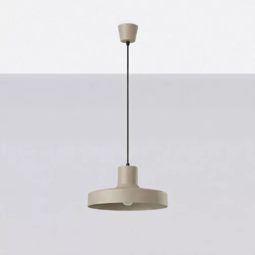LED függesztett mennyezeti lámpatest E27 Taupe modern Bilo Crimson SL.2051 Sollux