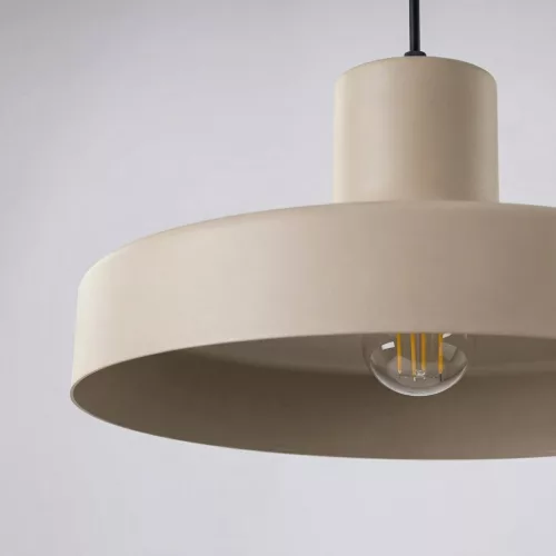 LED függesztett mennyezeti lámpatest E27 Taupe modern Bilo Crimson SL.2051 Sollux