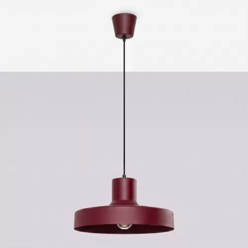 LED függesztett mennyezeti lámpatest E27 barna modern Bilo Crimson SL.2052 Sollux