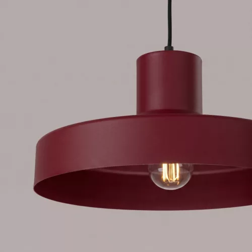 LED függesztett mennyezeti lámpatest E27 barna modern Bilo Crimson SL.2052 Sollux