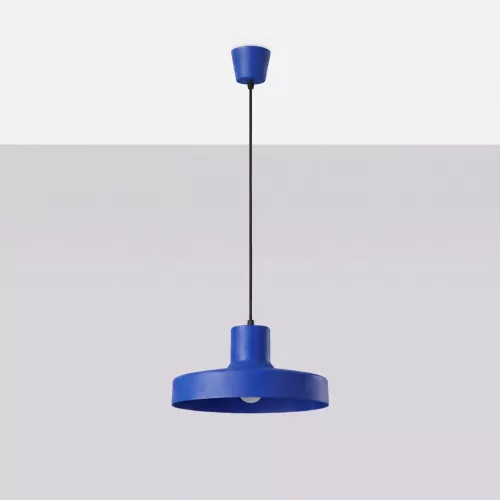 LED függesztett mennyezeti lámpatest E27 ultramarinkék modern Bilo Crimson SL.2053 Sollux