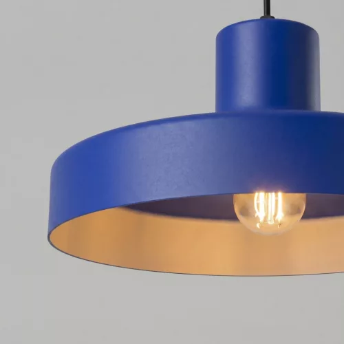 LED függesztett mennyezeti lámpatest E27 ultramarinkék modern Bilo Crimson SL.2053 Sollux