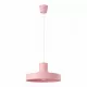 LED függesztett mennyezeti lámpatest E27 rózsaszín modern Bilo Crimson SL.2054 Sollux