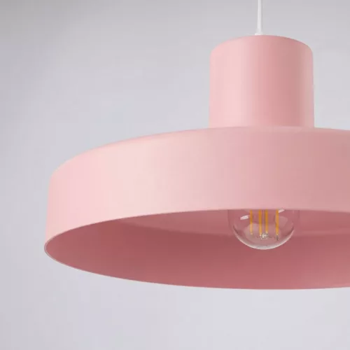 LED függesztett mennyezeti lámpatest E27 rózsaszín modern Bilo Crimson SL.2054 Sollux