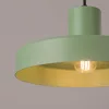 LED függesztett mennyezeti lámpatest E27 zsályazöld modern Bilo Crimson SL.2055 Sollux