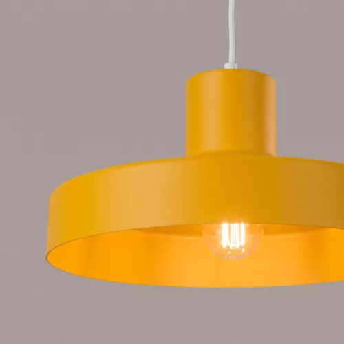 LED függesztett mennyezeti lámpatest E27 sárga modern Bilo Crimson SL.2056 Sollux