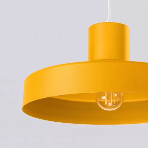 LED függesztett mennyezeti lámpatest E27 sárga modern Bilo Crimson SL.2056 Sollux