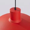 LED függesztett mennyezeti lámpatest E27 piros modern Bilo Crimson SL.2057 Sollux