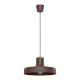 LED függesztett mennyezeti lámpatest E27 barna modern Bilo Crimson SL.2058 Sollux