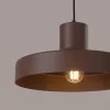 LED függesztett mennyezeti lámpatest E27 barna modern Bilo Crimson SL.2058 Sollux