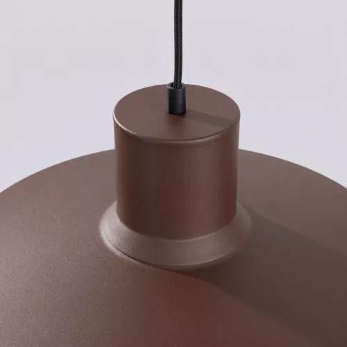LED függesztett mennyezeti lámpatest E27 barna modern Bilo Crimson SL.2058 Sollux