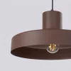 LED függesztett mennyezeti lámpatest E27 barna modern Bilo Crimson SL.2058 Sollux