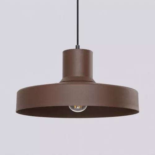 LED függesztett mennyezeti lámpatest E27 barna modern Bilo Crimson SL.2058 Sollux