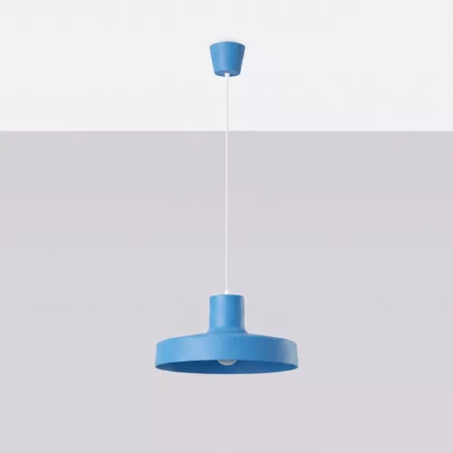 LED függesztett mennyezeti lámpatest E27 világoskék modern Bilo Crimson SL.2059 Sollux
