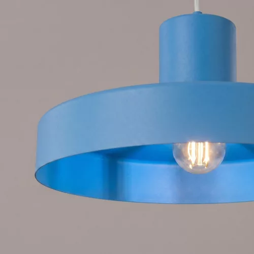 LED függesztett mennyezeti lámpatest E27 világoskék modern Bilo Crimson SL.2059 Sollux