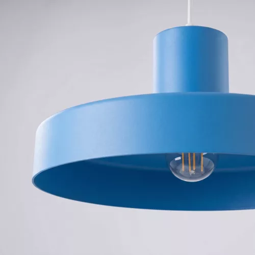 LED függesztett mennyezeti lámpatest E27 világoskék modern Bilo Crimson SL.2059 Sollux