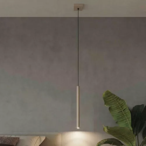 LED függesztett mennyezeti lámpatest G9 Taupe modern hengeres Pastelo Ocean Green SL.2117 Sollux