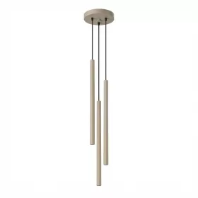   LED függesztett mennyezeti lámpatest 3x G9 Taupe modern hengeres Pastelo Ocean Green SL.2119 Sollux