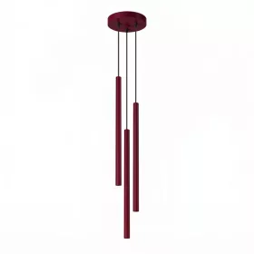   LED függesztett mennyezeti lámpatest 3x G9 barna modern hengeres Pastelo Ocean Green SL.2123 Sollux