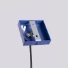 LED függesztett mennyezeti lámpatest G9 ultramarinkék modern hengeres Pastelo Ocean Green SL.2125 Sollux