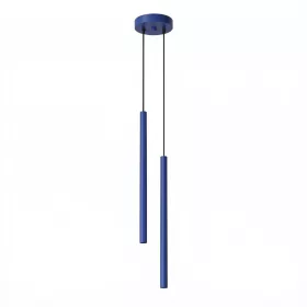  LED függesztett mennyezeti lámpatest 2x G9 ultramarinkék modern hengeres Pastelo Ocean Green SL.2126 Sollux