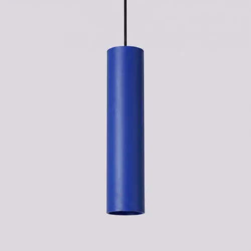 LED függesztett mennyezeti lámpatest 3x G9 ultramarinkék modern hengeres Pastelo Ocean Green SL.2127 Sollux