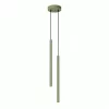 LED függesztett mennyezeti lámpatest 2x G9 zsályazöld modern hengeres Pastelo Ocean Green SL.2134 Sollux