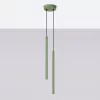 LED függesztett mennyezeti lámpatest 2x G9 zsályazöld modern hengeres Pastelo Ocean Green SL.2134 Sollux