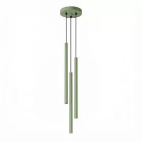   LED függesztett mennyezeti lámpatest 3x G9 zsályazöld modern hengeres Pastelo Ocean Green SL.2135 Sollux