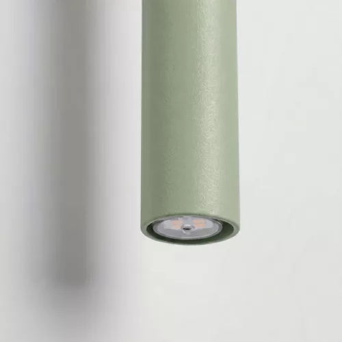 LED fali spotlámpa 2x G9 zsályazöld modern hengeres Pastelo Ocean Green SL.2136 Sollux