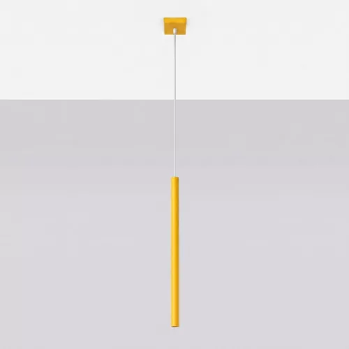 LED függesztett mennyezeti lámpatest G9 sárga modern hengeres Pastelo Ocean Green SL.2137 Sollux