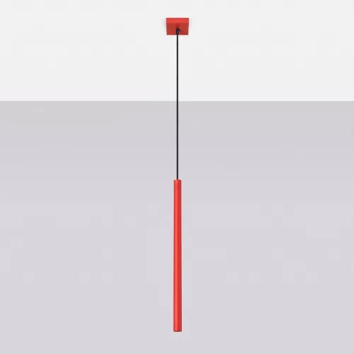 LED függesztett mennyezeti lámpatest G9 piros modern hengeres Pastelo Ocean Green SL.2141 Sollux