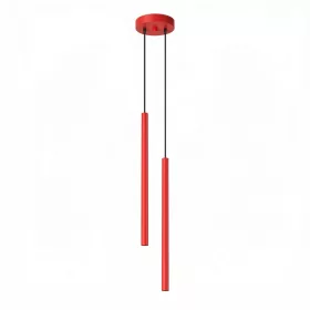   LED függesztett mennyezeti lámpatest 2x G9 piros modern hengeres Pastelo Ocean Green SL.2142 Sollux