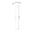 LED fali spotlámpa 2x G9 piros modern hengeres Pastelo Ocean Green SL.2144 Sollux
